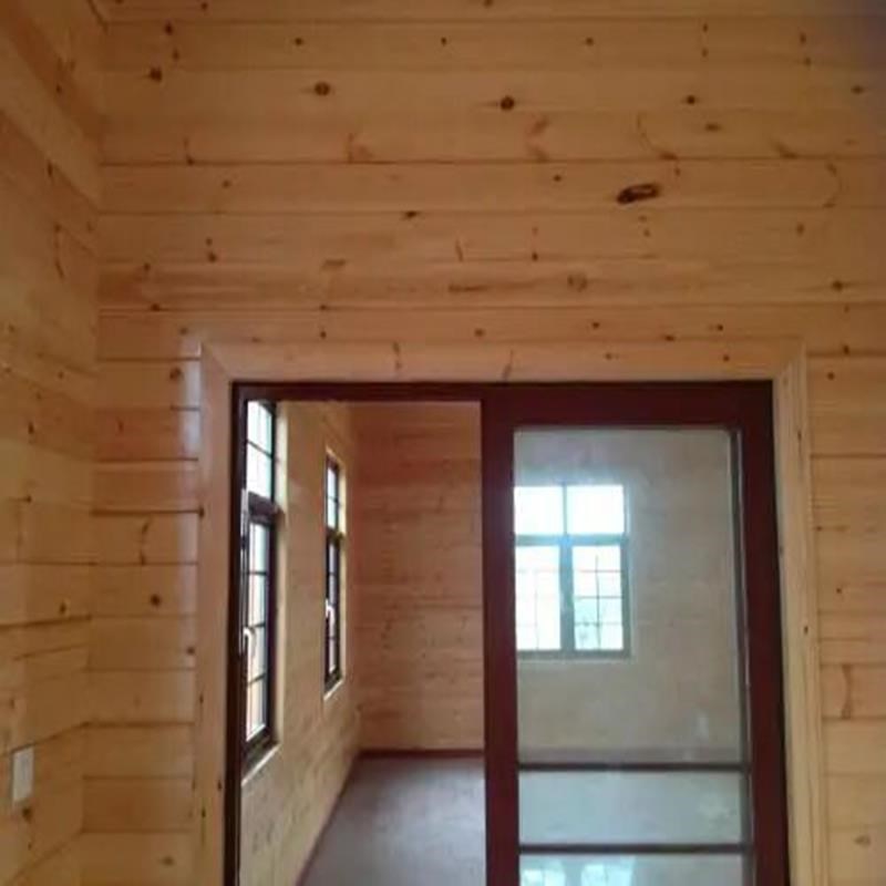 成都桑拿板吊顶阳台松木樟子松免漆扣板杉木护墙板墙群防腐木安装