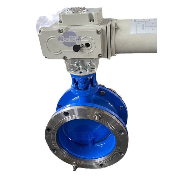 D941W-0.25MPa DN300不锈钢电动通风蝶阀 高温烟道通风用电动蝶阀