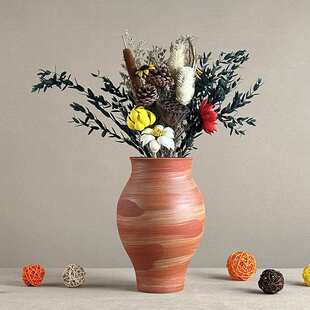 北美冬青花瓶陶艺摆件花器禅意插花干花水培装饰陶瓷梅瓶古典花瓶