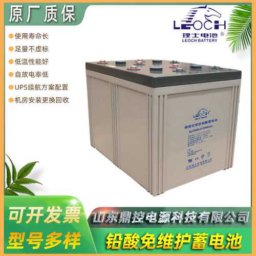 LEOCH理士DJW6-5.5密闭式铅酸蓄电池6V5.H仪器UPS电源安装