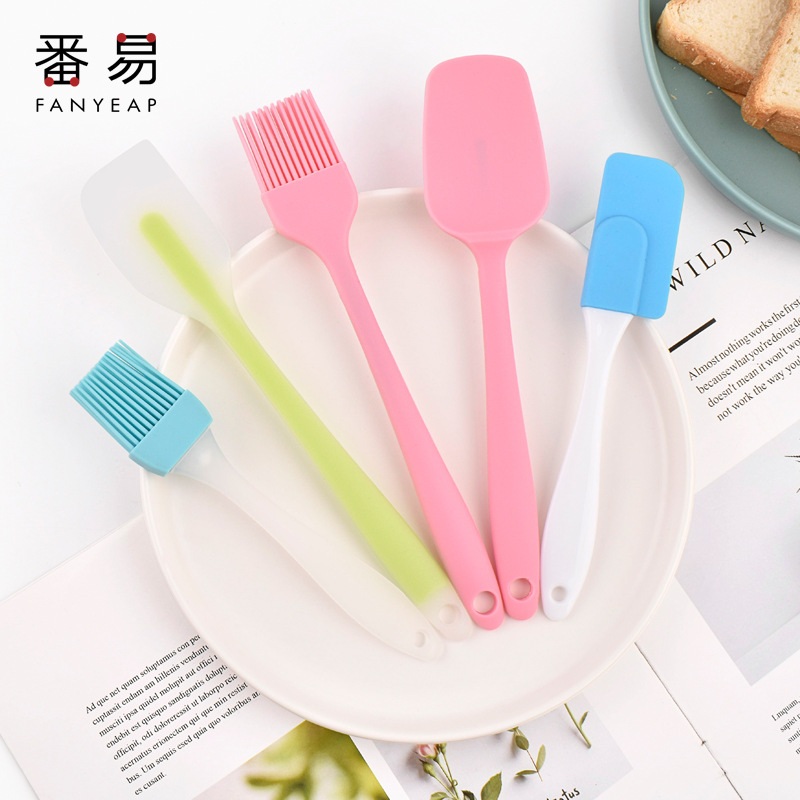 抹刀B1pq801-硅胶油刷耐高温烙饼烧烤刷厨房家用蛋糕烘焙搅拌刮