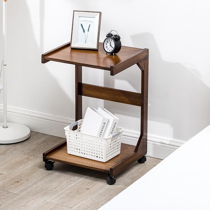 【折扣价】现代简约沙发边几角几床头桌迷你小茶几楠竹边桌边柜家
