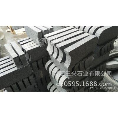 花岗岩G654 片仔石 单头倒圆拼接 火烧