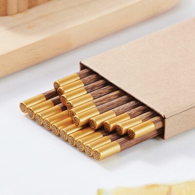 那澜多好鸡翅木筷子家用高档新款防滑防霉抗菌耐高温木W质2024新