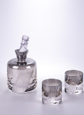 样板房客厅现代轻奢m茶几售楼部酒店洽谈桌托盘酒具珊瑚石组合摆