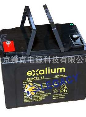 Exalium蓄电池 EXAC75-12 12V75AH 直流屏 EPS UPS电源 机房设备