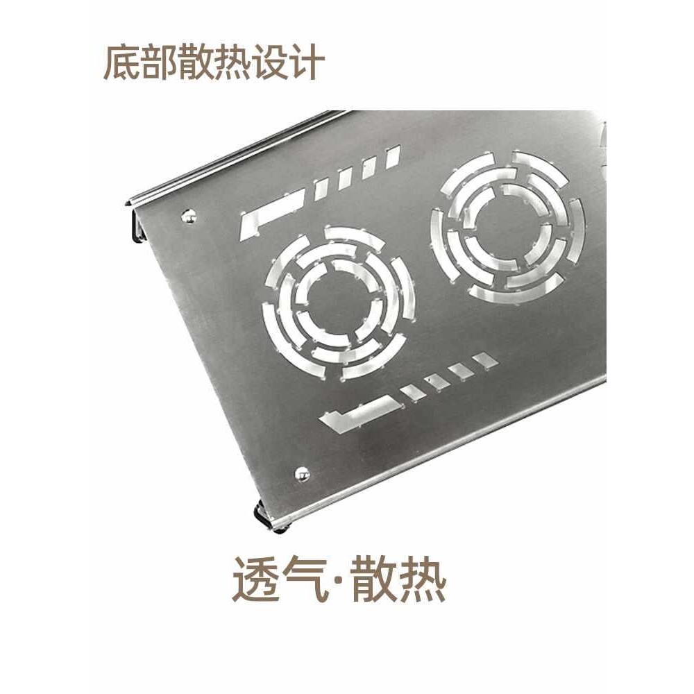花叶?不锈钢主机箱带轮托架特大号电脑重型底托移动底座承重定图片