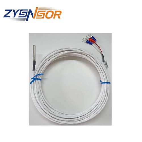 EYC温度传感器 PT100  直径5MM 管长40MM 10米线 304材质