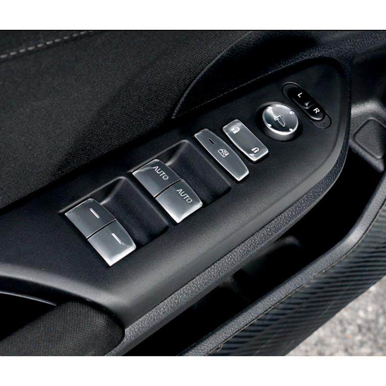 适用于十代思域车门扶手贴片玻璃升降按键贴片车内装饰品合法改装