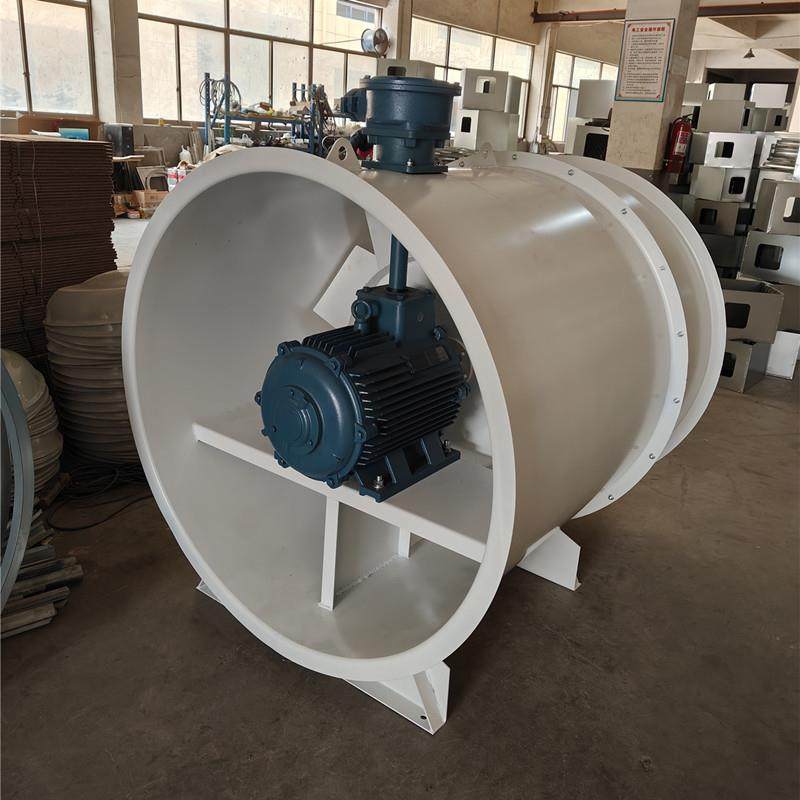 防爆混流风机B型加压型混流风机HL3-2A-8.5A22KW带消声段