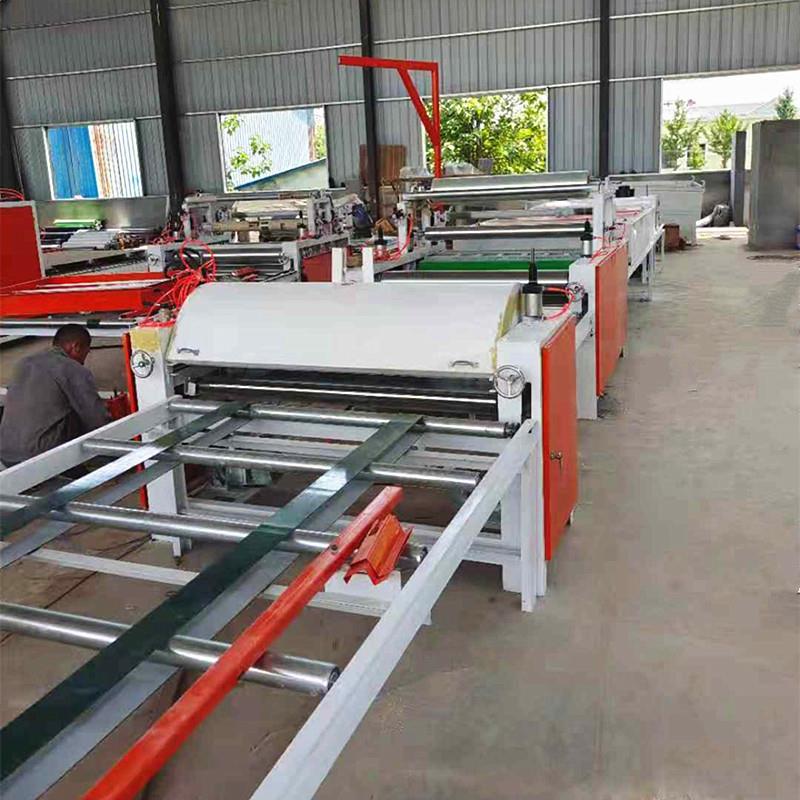 密度板亚克力片贴膜橱柜门贴面机静电除尘肤感木饰面板贴面机