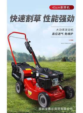 维邦18寸WBBC457SCV-SD草坪机自走式高草荒草剪草机征服者