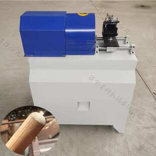 木工锹把杆倒圆机 圆木棒端头削尖机 Wood sharpening machine