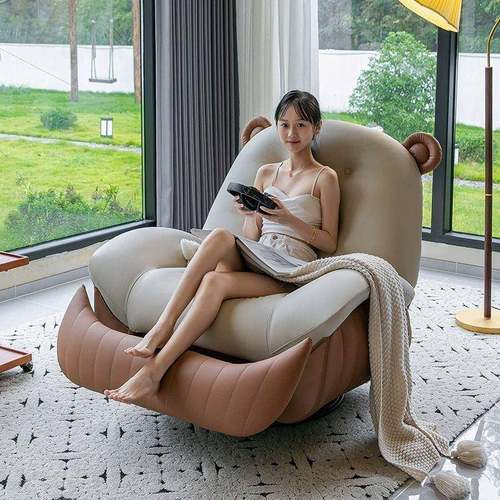 fLE电动多功能懒人沙发家用卧室客厅可睡可躺休闲单人摇摇椅按摩