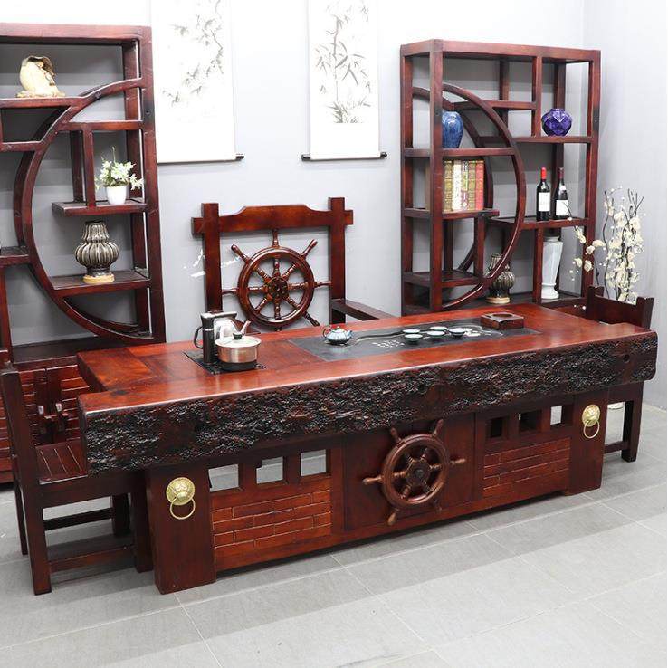 广西直销老船茶台实木茶台桌椅新中式泡茶木实木茶桌,鲜花速递/花卉仿真/绿植园艺,割草机/草坪机,淘宝优惠券,粉丝福利购,淘宝优惠卷