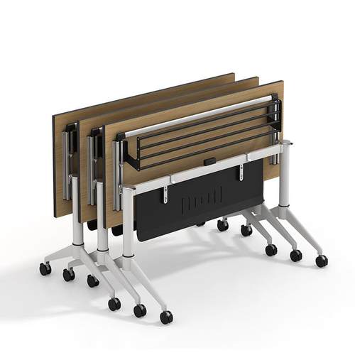 现代简约办公折叠培训桌拼接会议桌辅导班课桌长条桌翻板桌