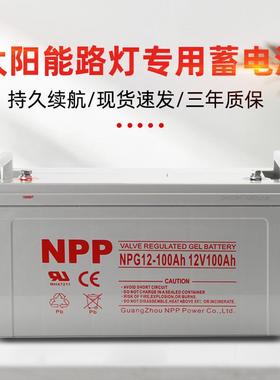 SEHEY/西力蓄电池NP100-12/12V100AH免维护储能船舶照明用