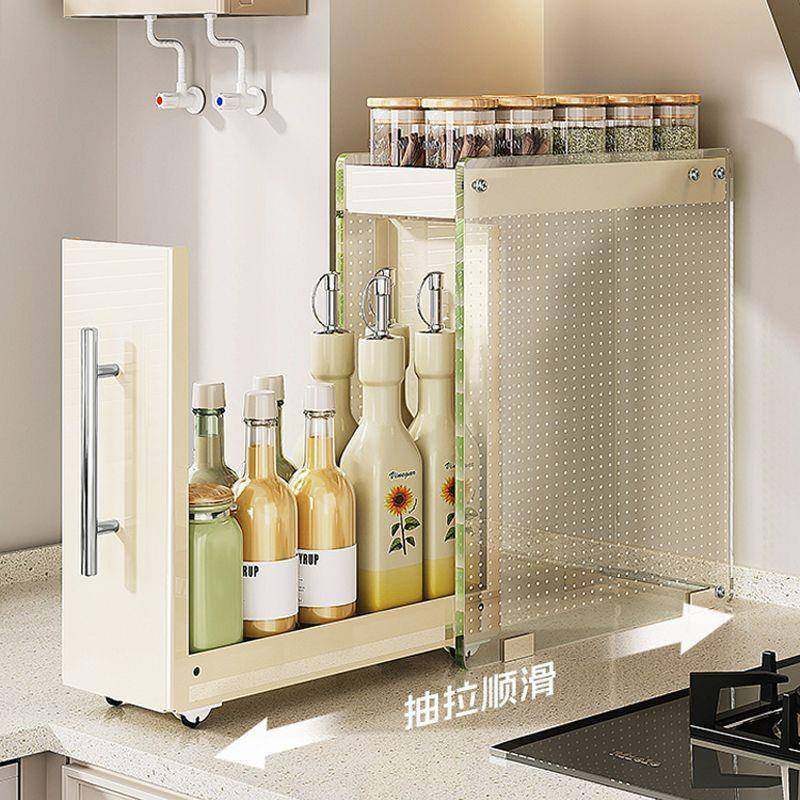 厨房调味品置物架窄调料抽拉式拉篮橱柜柜抽屉式柜内收纳架台面,农机/农具/农膜,其它农用工具,淘宝优惠券,粉丝福利购,淘宝优惠卷