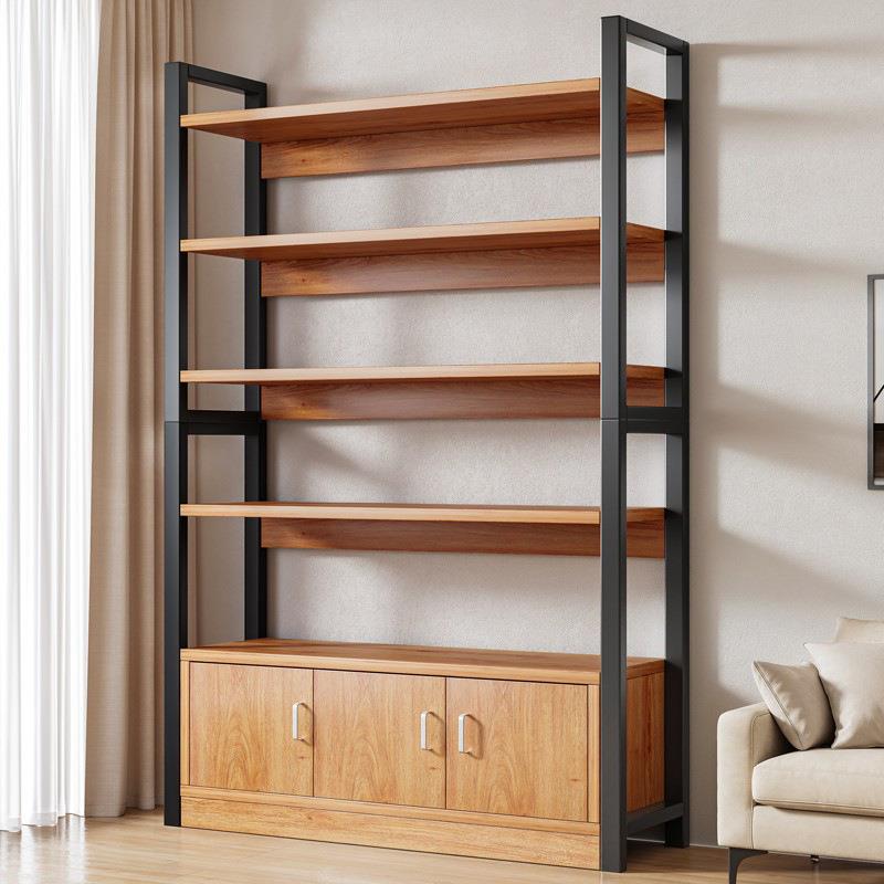 书架置物架落地家用收纳客厅书柜铁艺多层货架展示架储物分层架子