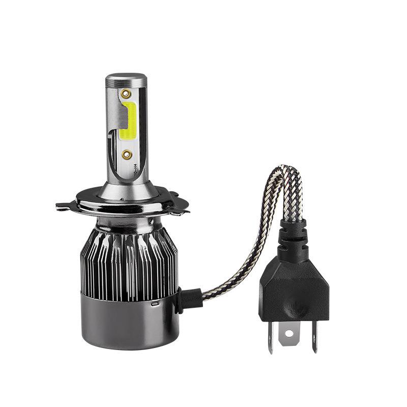 电商C6led车头灯H4远近一体h11LED大灯HB3改装汽车前大灯