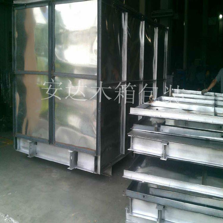 钢铁箱包装钢结构木箱定制打包机械设备包装箱钢箱跨境出口推荐