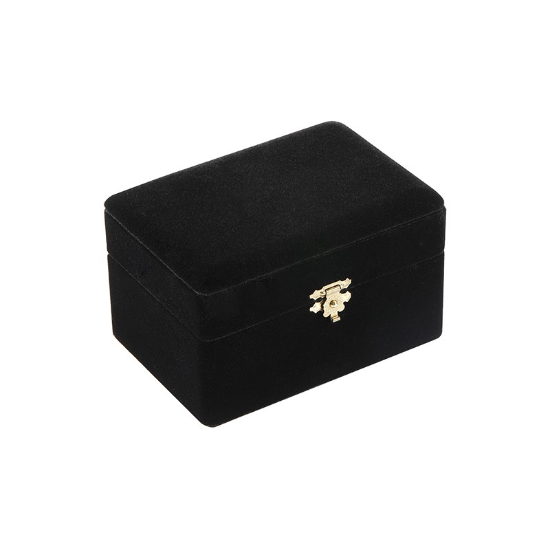 Annayda丝绒双层首饰收纳盒礼品盒便携饰品盒节日生日礼物盒送女
