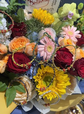 红绳手工编绳h生肖本命年手绳八大守护神转运手錬六字*真言