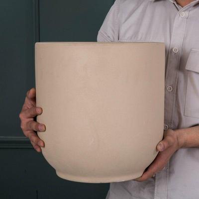 特大号无釉素烧陶瓷花盆透气性好的陶土花盆客厅落地大绿植种树新