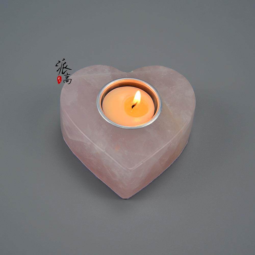 天然粉水晶爱心烛台粉紫水晶原石烛台欧美节日氛围蜡烛台摆件厂家,鲜花速递/花卉仿真/绿植园艺,其它园艺用品,淘宝优惠券,粉丝福利购,淘宝优惠卷