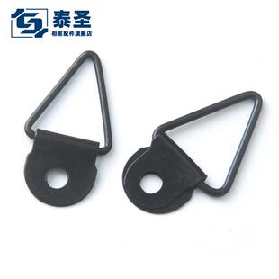 泰圣相框五金背板配件黑三角挂钩三角吊环挂片1000个/包15x32