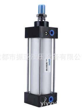 SC标准气缸大推力250X100X125X150X175X200X300X500X1000S重型5吨