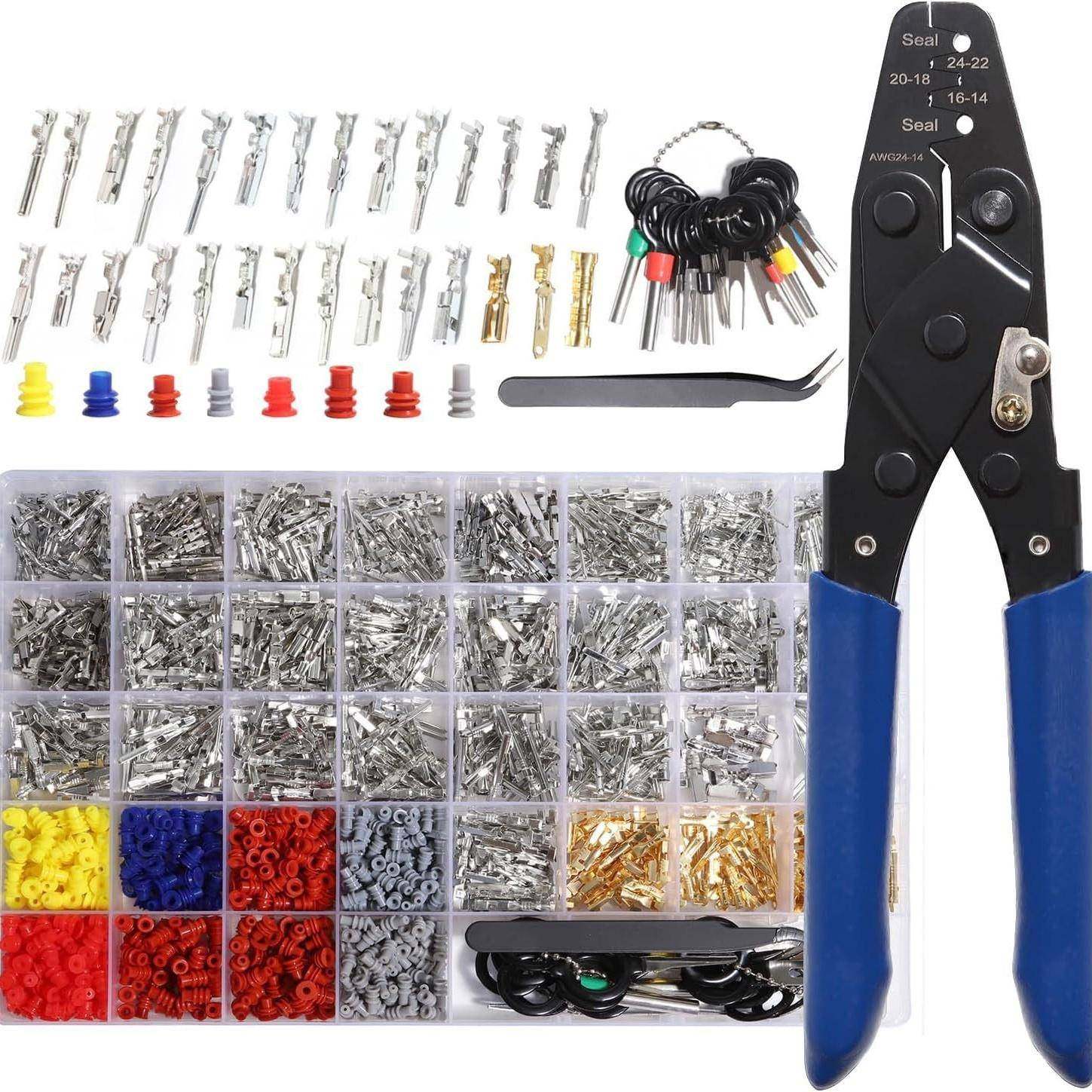 1420件1/1.5/1.8/2.2/2.3/2.5/2.8/3.5mm汽车连接器汽车电线端子