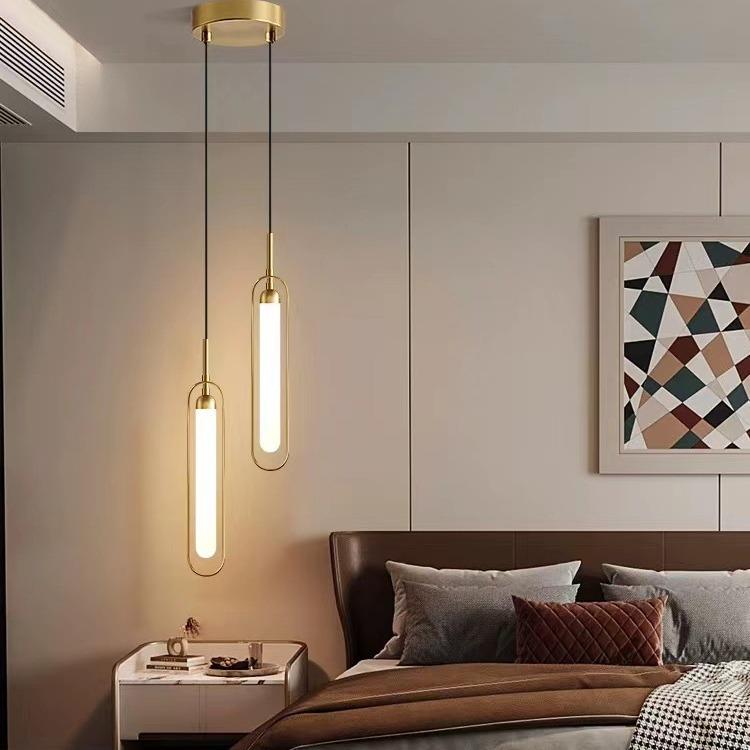 北欧售楼部KTV酒店客房床头灯伸缩管灯具客厅过道设计师非标灯亚