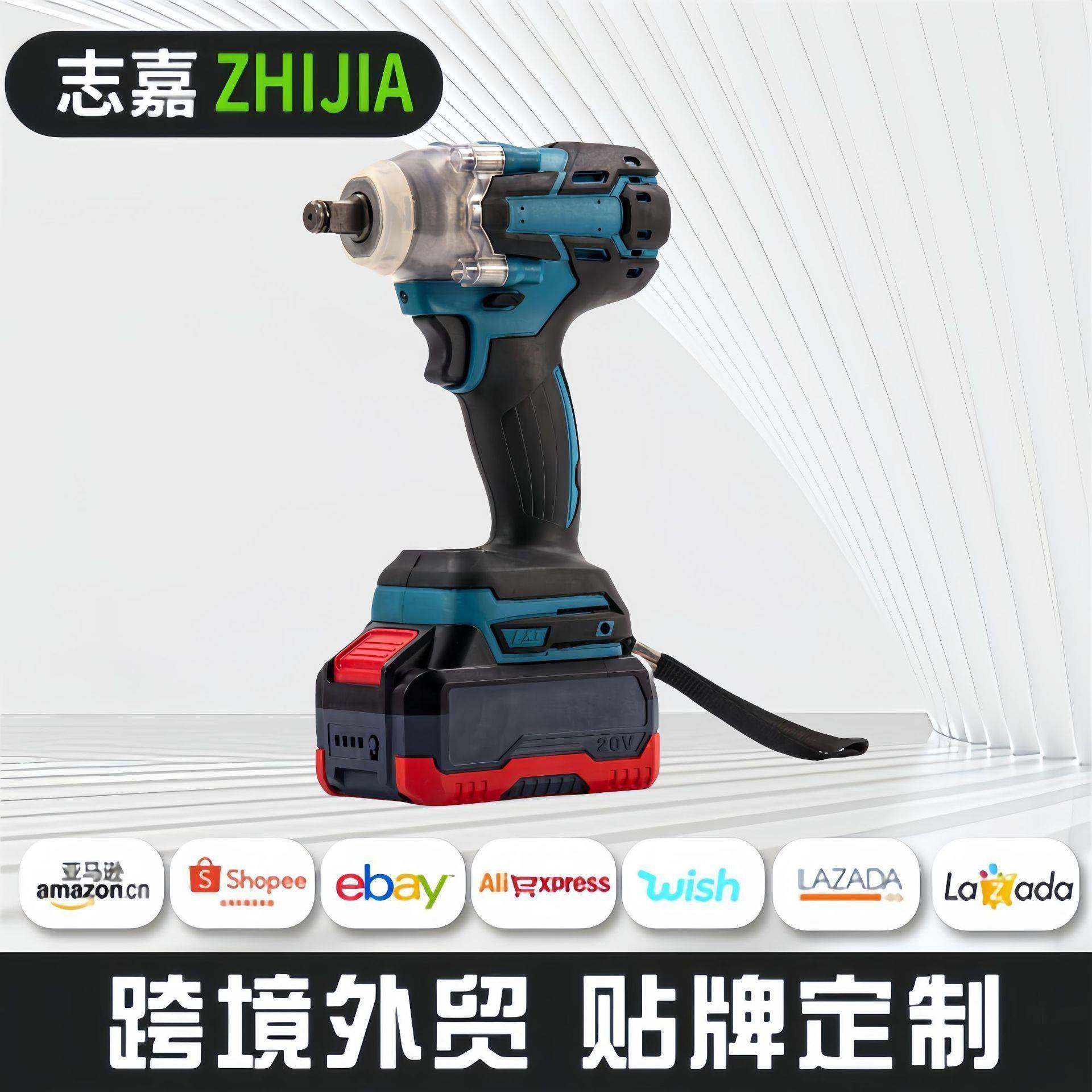 牧田款无刷锂电冲击扳手DTW285/300/004款架子工电动扳手套装