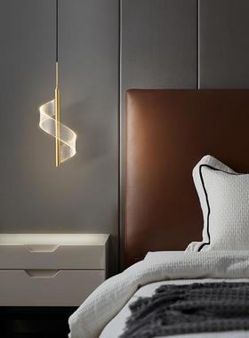 卧室床头小吊灯餐厅灯书房简约现代创意个性轻奢吊顶吊灯led