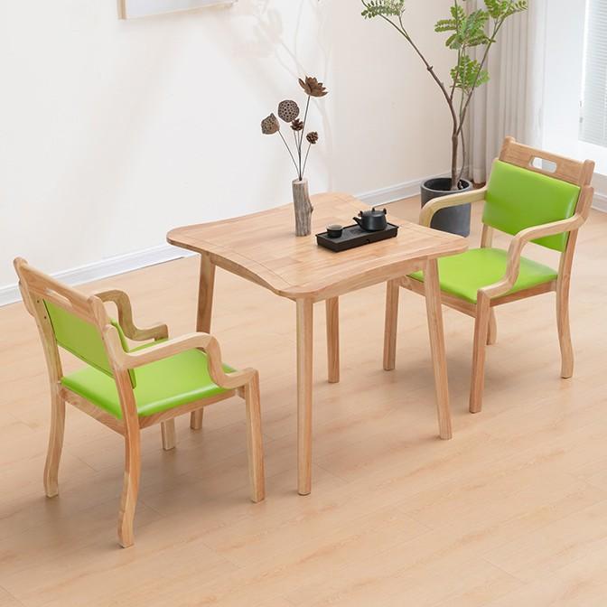 适老化改造实木餐桌椅养老院适老椅老人适老桌椅适老化家具厂家