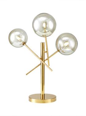 轻奢铁艺水晶创意造型金属家居台灯落地灯简约现代G4光源LED灯饰