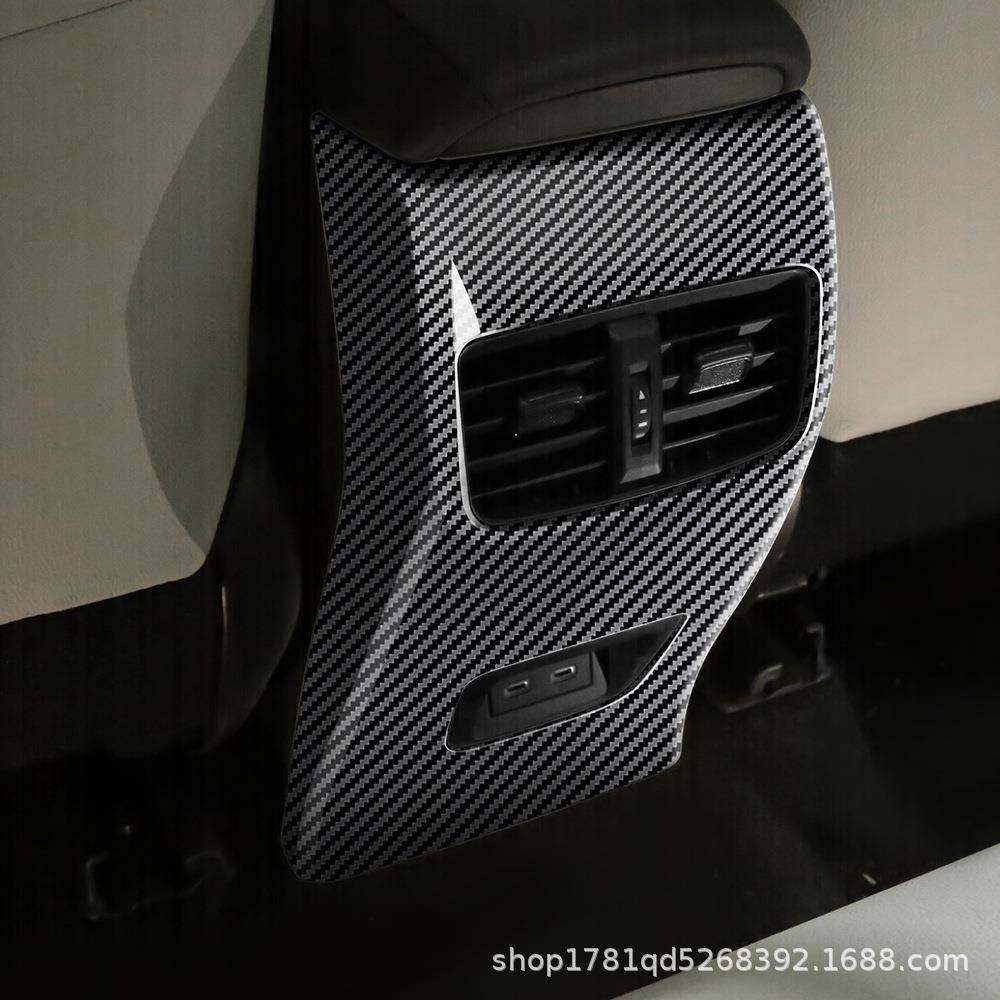 适用于21款丰田卡罗拉cross右驾后排出风口防踢内饰改装装饰配件