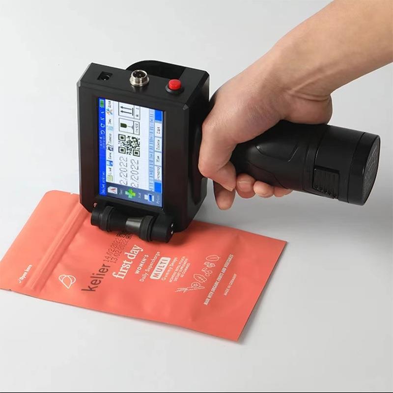 供应JS12全自打码机2588+M日期打喷码机智能条型码日期手持喷码机