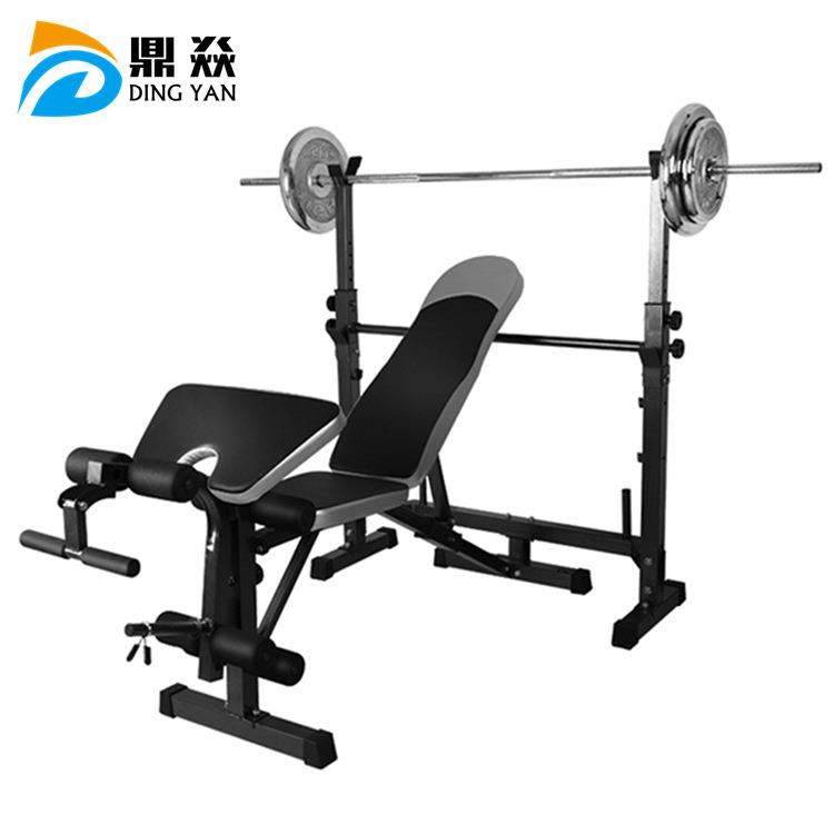 热销家用室内仰卧起坐健身器材卧推架深蹲架多功能举重床