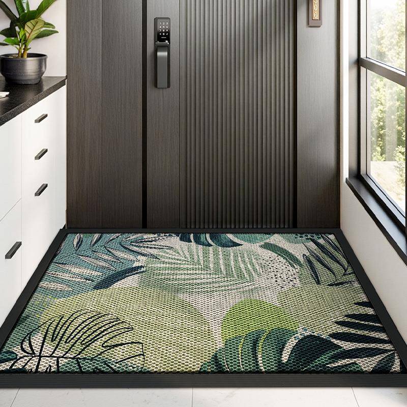 【折扣价】简约风家用入户门地垫升级弹力丝玄关门口防滑垫地毯刮