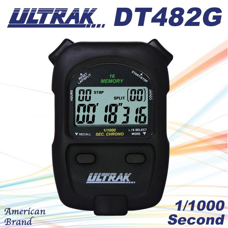 电子秒表DT482G定尔志ULTRAK奥赛克16道2排显示计时器千分一秒