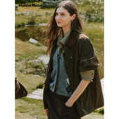 新款 Maison Mood巴恩风复古磨毛外套2025冬季 户外休闲气质夹克