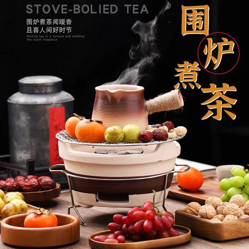 【折扣价】陶土围炉煮茶家用室内老式炭火炉木炭打边炉泥炉户外烧,鲜花速递/花卉仿真/绿植园艺,其它园艺用品,淘宝优惠券,粉丝福利购,淘宝优惠卷