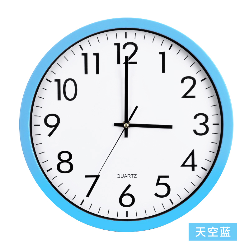 钟表客厅a创意时尚家用挂钟免打孔时钟现代简约卧室静音电子石英