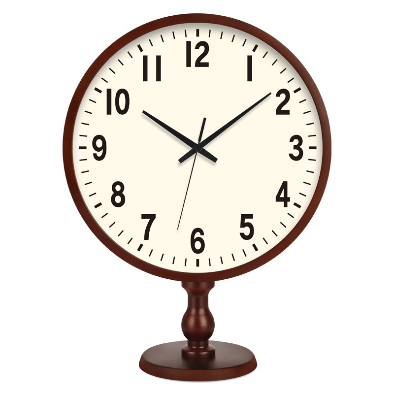 法国复古表时钟桌面时钟表时钟显示垂直装饰品古O董风格表时钟客