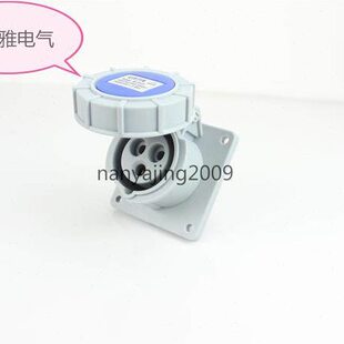 防水工业220 E72PIP 欧式 航V 32工业插头插座插座空A 3孔250