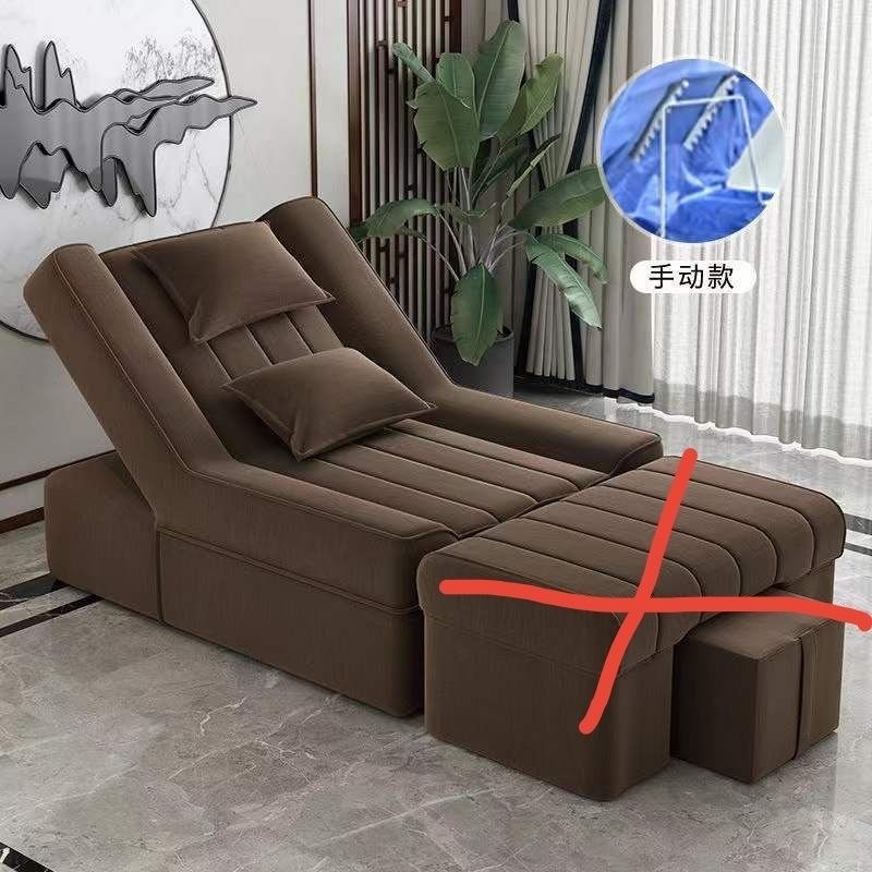 足疗沙发电动按摩床洗泡脚美甲美睫沙发I椅沐足躺椅美容床足浴沙