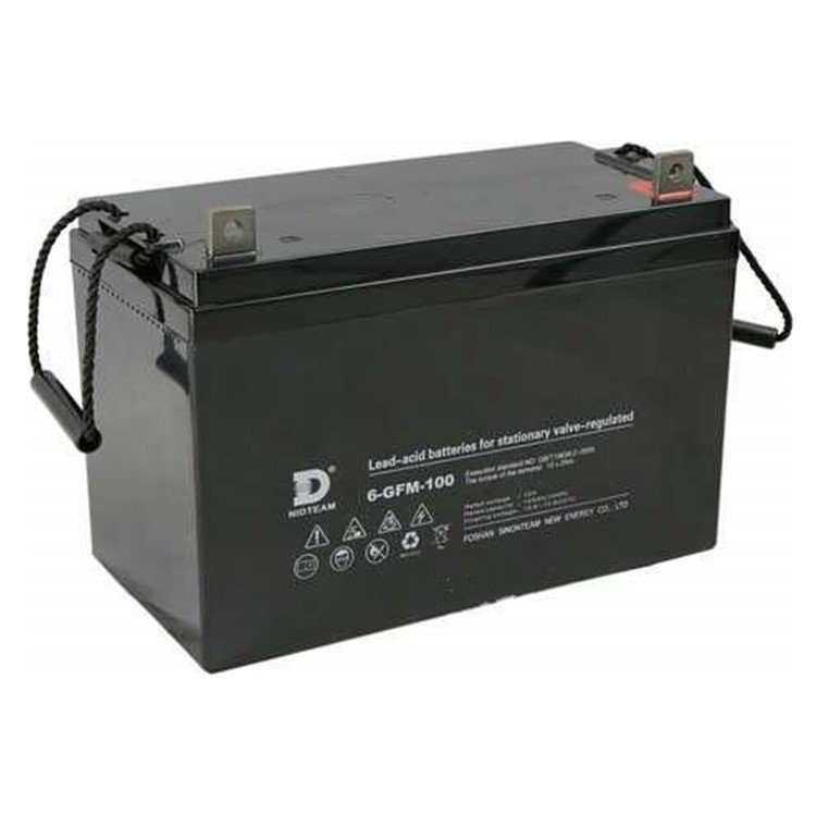 NIDTEAM力德蓄电池6-FM-120 12V120AH厂家供应质保三年纸箱非进口