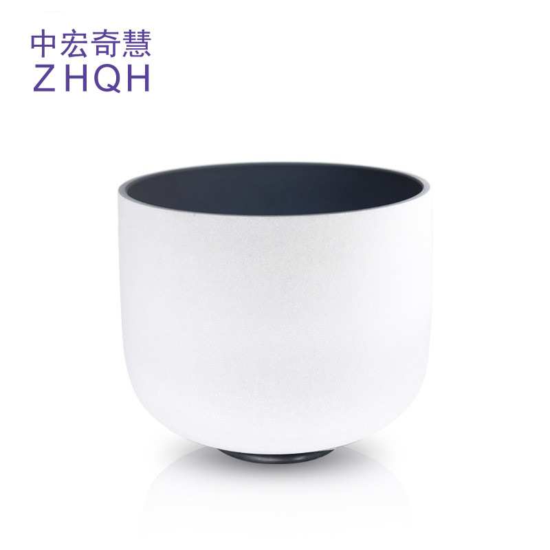 星空灰石英水晶唱歌碗用于声音冥想和愈合唱碗